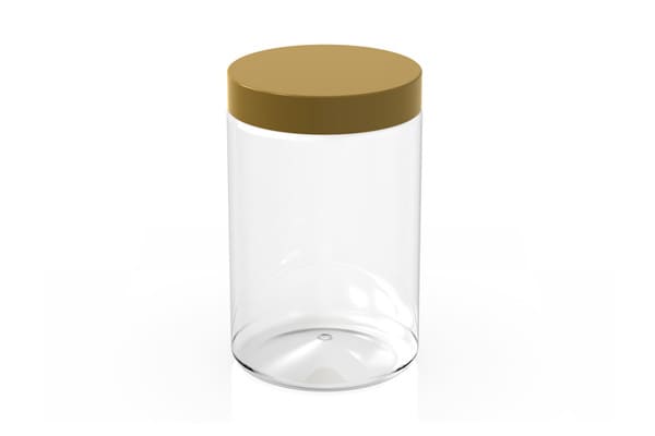 Cylinder PET Jar, 900 cc