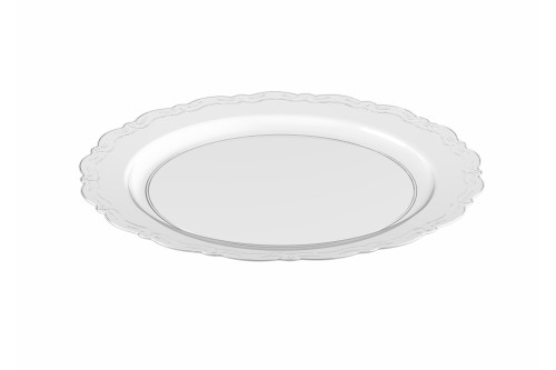 Assiette à motif de 10 pouces
