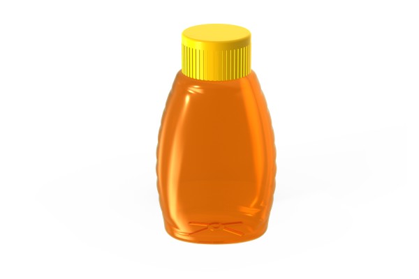 DIAMETER 38 MM.330 CC. PET HONEY BOTTLE