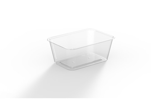 Rectangular Microwave PP Container 1500 cc